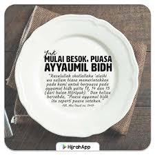 Disebut sebagai ayyamul bidh karena puasa ini dijalankan ketika bulan tengah bersinar dengan terang. Mulai Jum At 5 Juni 2020 Yuk Puasa Sunnah Ayyaumil Bidh 5 7 Juni Fitra Dev