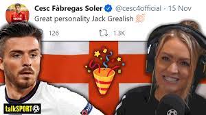 Jack grealish, sergio aguero｜aston villa vs manchester city. Grealish Is Brilliant Laura Woods Hits Back At Danny Mills For Doubting Jack Grealish Fogolf