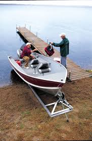 1200 Lb Capacity Aluminum Boat Ramp By Roll N Go Innovative Outdoors In 2020 Boat Aluminum Boat Lake Fishing