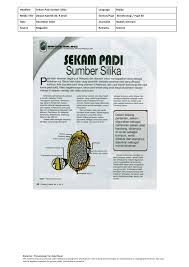 Pertanian modern di jepang dengan teknologi mutakhir menerapkan teknik hidroponik dan verticultur di dalam gedung atau. Pdf Sekam Padi Sumber Silika Dewan Kosmik