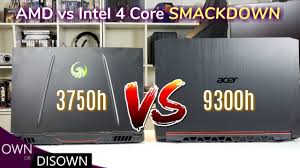 These parameters indirectly say of cpu speed, though for more precise assessment you have to consider. Amd Ryzen 7 3750h Vs Intel I5 9300h 4 Core Cpu Smackdown Youtube