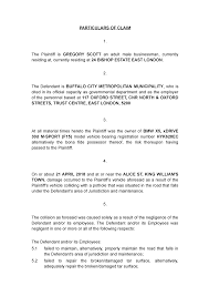The person needs to resolve an issue such as acting on a contract they agreed upon. Amended Particulars Of Claim Studocu