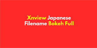 Disitu akan keluar full movies dari jepang. Xnview Japanese Filename Bokeh Full Bokeh Video Instagram