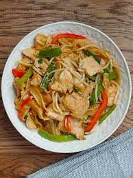 Maybe you would like to learn more about one of these? Rice Noodle Stir Fry Chicken Chow Fun Khin S Kitchen Noodle Recipes