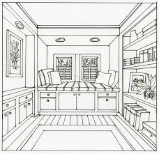 The most common perspective drawing lesson is a one point perspective room. 1 Point Perspective Room Riverside Art