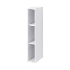 L'épaisseur de la porte (2 cm) s'ajoute à l'épaisseur totale de la bibliothèque. Caisson Haut De Cuisine Goodhome Caraway Blanc H 90 Cm X L 15 Cm Castorama