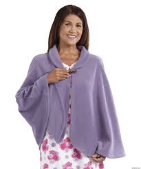 The bed jacket is a lightweight jacket worn to cover the chest, shoulders and arms while sitting up in bed. Adaptive Senior Bed Jacket Cape Bed Fleece Shawl Hospital Bed Jacket For Mature Women Musika