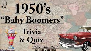 If you can ace this general knowledge quiz, you know more t. History Of The 1950s Baby Boomers Trivia Quiz 5 Youtube
