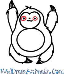 Learn how to draw wild animals in this easy cartoon tutorial! How To Draw A Cute Sloth