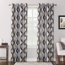 Influencer design house is located in burbank, california. Amazon Com Sun Zero Burbank Geometric Ogee Watercolor Print Energy Efficient Grommet Curtain Panel 54 X 84 Gray Home Kitchen