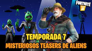 Por el equipo de fortnite. Fortnite Temporada 7 Creadores De Contenido Reciben Misteriosos Teasers De Aliens Meristation