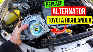 Had done semi regularly w/o problem then one day battery dead. How To Replace Alternator Toyota Highlander 00 07 Jonny Diy Youtube