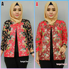 Beli disini model baju batik wanita kantor elegan, rok batik span dan lilit yang cantik. 20 Model Baju Batik Atasan 2021 Terbaru Inspirasi Top