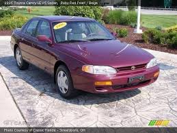 Ruby Red Pearl 1996 Toyota Camry Le V6 Sedan Beige Interior Gtcarlot Com Vehicle Archive 16580931 Toyota Camry Beige Interior Camry