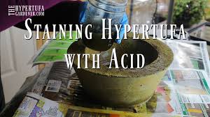 Maybe you would like to learn more about one of these? Staining Hypertufa Pots With Chemicals Easy Acid Staining Youtube