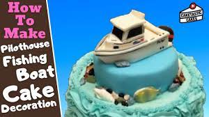 Maybe you would like to learn more about one of these? Pilothouse Boat Cake Tutorial How To Make A Fishing Cake Topper Youtube