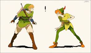 Pin By Deneb Dreemurr On Cameos Fan Art Legend Of Zelda Peter Pan Characters Anime Crossover