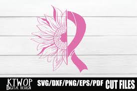 You must credit the author. Awareness Breast Cancer Sunflower Svg Graphic By Ktwop Creative Fabrica