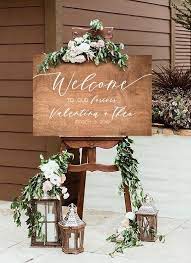 Wood Textured Wedding Welcome Sign Editable Template Etsy Wedding Decorations Wedding Centerpieces Wedding Table