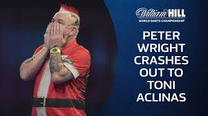 @officialpdc world darts champion 2020 , ranked 2 in the world. Peter Wright Crashes Out Of The 2018 19 World Darts Championship Youtube