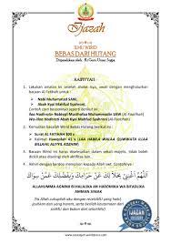 Mungkin bagi banyak orang akan terlalu berat untuk membayar hutang dengan cara sekali bayar dan langsung lunas. Wirid Bebas Hutang Rasa Sejati