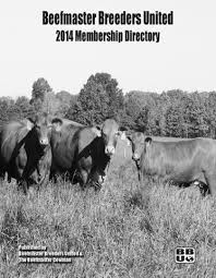 2014 BBU Membership Directory by Beefmaster Breeders United