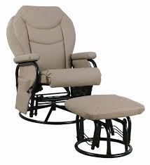 The soft curves and padded arms bring great comfort to this chair, while the tufted back adds a unique texture and traditional pattern. Coaster 2 Piece Beige Glider Recliner Set 7040 Great Rooms Furniture And Mattresses