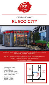 Pedestrian link bridge between kl eco city and the gardens/ mid valley mall. Sf Coffee Opening Soon At Kl Eco City Envictus