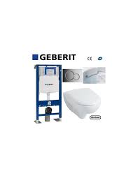 Présentation du wc suspendu geberit. Wc Suspendu Geberit Plaque Grise Chromee Rimfree Complet