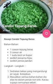 Masak dengan 2 cawan air sehingga larut. Resepi Cendol For Android Apk Download
