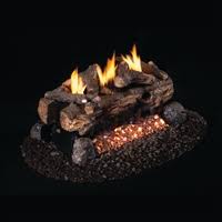 Vent Free Realistic Gas Fireplace Log Sets W Burners