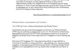 Kalagayan Ng Wikang Filipino Sa Kasalukuyang Panahon Philippin News Collections Dubai Khalifa