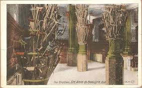 The Crutches Of Ste Anne De Beaupre, Quebec, Canada