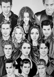 Vampire diaries coloring pages source : Drawing Ideas Vampire Diaries Novocom Top