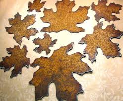 Maybe you would like to learn more about one of these? Maple Leaves Rustic Wedding Decor Recycled Metal Primitive