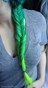 Dark Green To Light Green Fish Tail Braid Love This Green Hair Hair Inspiration Ombre Hair