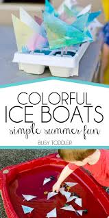 Teach them how to explore the world! Colorful Ice Boats Busy Toddler
