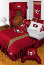 San Francisco 49ers Nfl Sidelines Bedding Sports Decor San Francisco 49ers Nfl Bedroom Set Sports Bedding