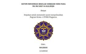 Download source code website profil sekolah opensource gratis. Skripsi Bab I Sistem Informasi Sekolah Berbasis Web Operator Sekolah