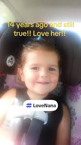 It's great being a Nana!! 14 years later and still true… Nana's girl🩷...