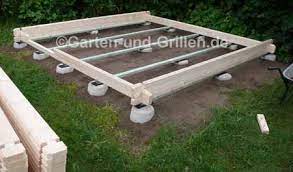 Was kostet das fundament für ein gartenhaus? Gartenhaus Bausatz Auf Punktfundament Selbstgemacht