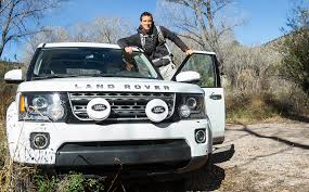 bear grylls on land rover, his first