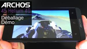 French] ARCHOS 45 Helium 4G - déballage ...