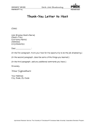 Valid Sample Thank You Letters After Job Shadow You Can Download For Full Letter Resume Template Here Http Www Newspb Job Rejection Job Shadowing Lettering
