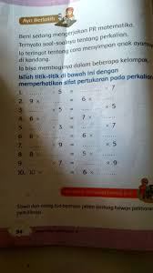 Mereka ingin menyimpannya pada enam tempat berbeda. Isilah Titik Titik Dibawah Ini Dengan Memperhatikan Sifat Pertukaran Pada Perkalian Sd Kelas Brainly Co Id