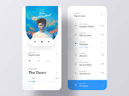 Minimal Music Player Ios App Concept Music Player App App Interface Design Music Players