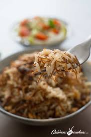 Riz Aux Cheveux D Ange A La Libanaise Cuisinons En Couleurs Recette Alimentation Cuisson Des Aliments Recettes De Cuisine