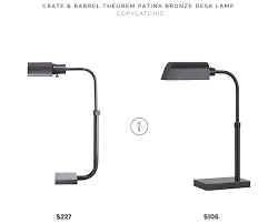 Shop for oil rubbed bronze table lamp at bed bath & beyond. Daily Find Crate And Barrel Theorem Patina Bronze Desk Lamp Copycatchic