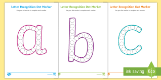 Write about ten letters on a piece of paper for each child. Letter Formation Alphabet Dot To Dot Printable Worksheets