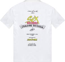 Chrome hearts black cotton top blacksize:m international. Chrome Hearts X Matty Boy White Sex Records T Shirt Incorporated Style